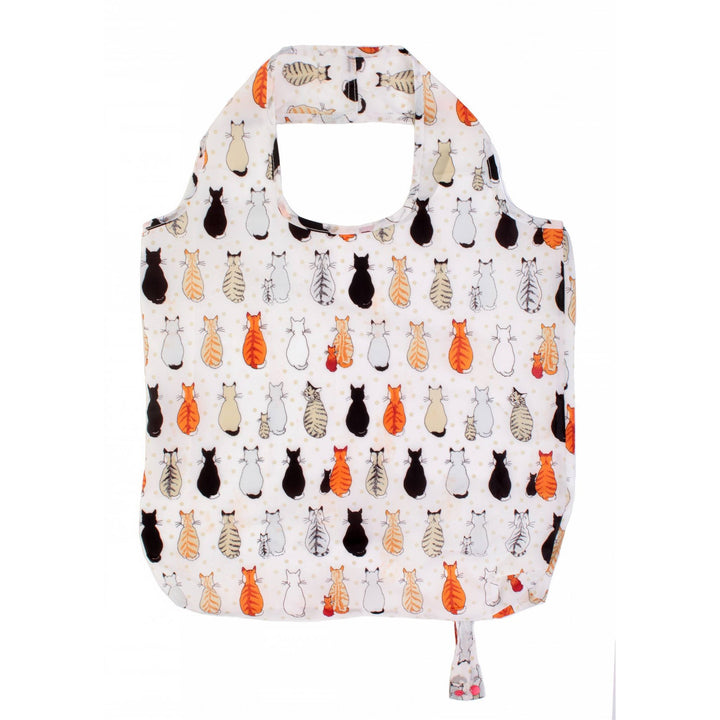Ulster Weavers Cats In Waiting Packable Bag - One Size in Orange - Bag - Ulster Weavers