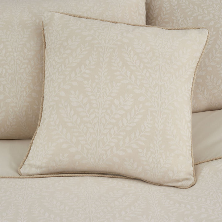 Fearne Filled Cushion by Dreams & Drapes Woven in Ivory 43 x 43cm - Filled Cushion - Dreams & Drapes Woven