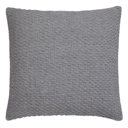 Hayden Filled Cushion by Drift Home in Grey 43 x 43cm - Filled Cushion - Drift Home