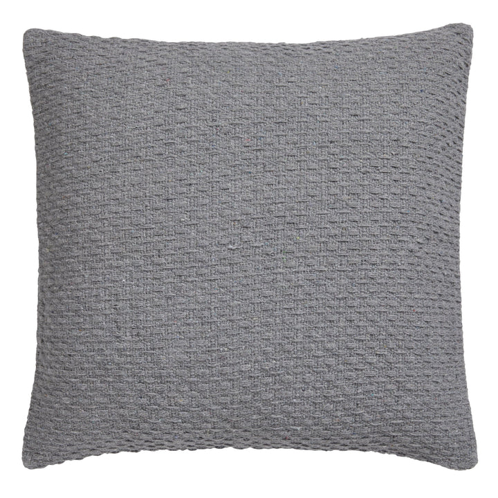 Hayden Filled Cushion by Drift Home in Grey 43 x 43cm - Filled Cushion - Drift Home