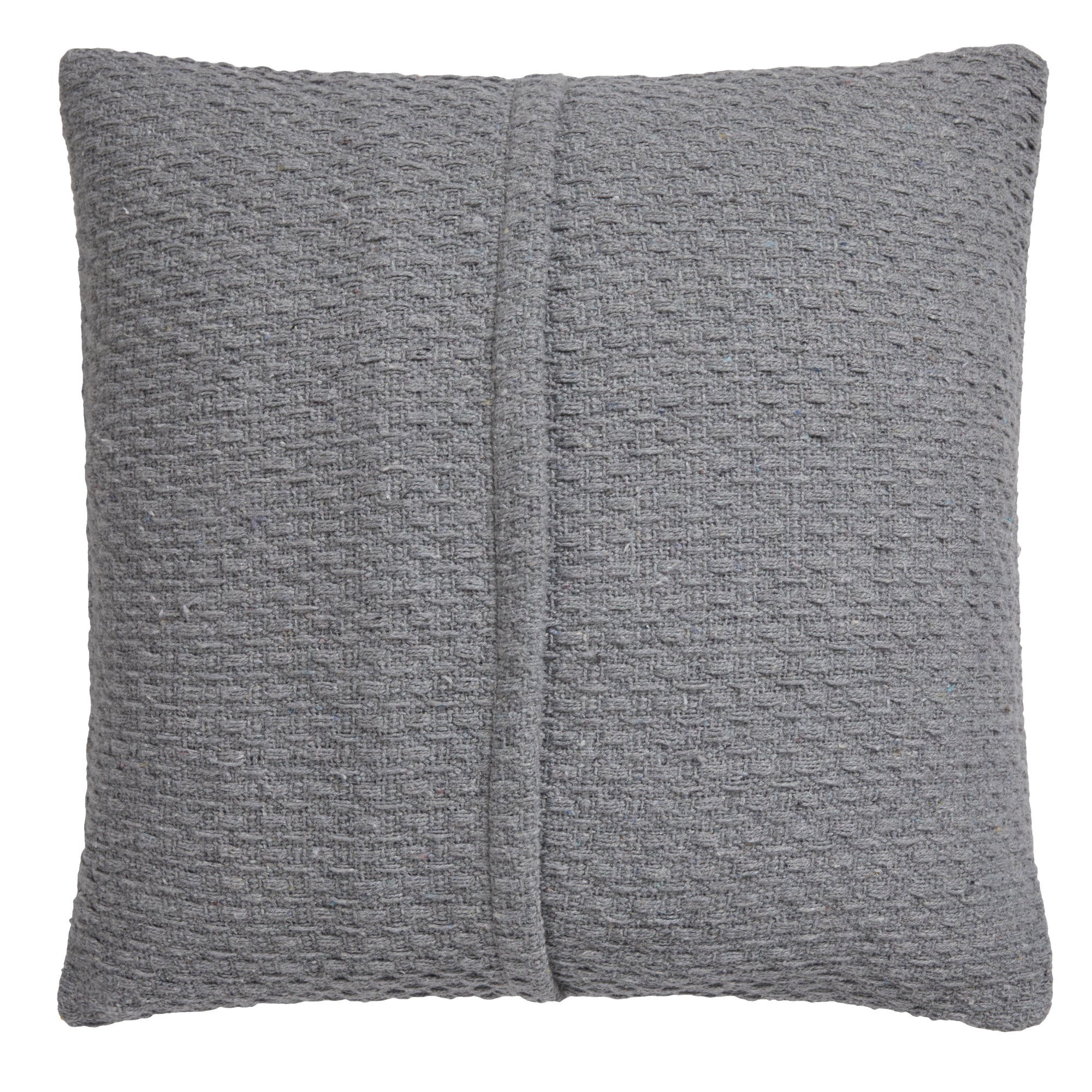 Hayden Filled Cushion by Drift Home in Grey 43 x 43cm - Filled Cushion - Drift Home