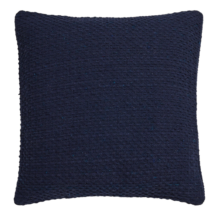 Hayden Filled Cushion by Drift Home in Navy 43 x 43cm - Filled Cushion - Drift Home