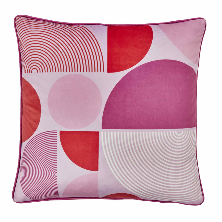 Ingo Filled Cushion by Fusion in Pink 43 x 43cm - Filled Cushion - Fusion