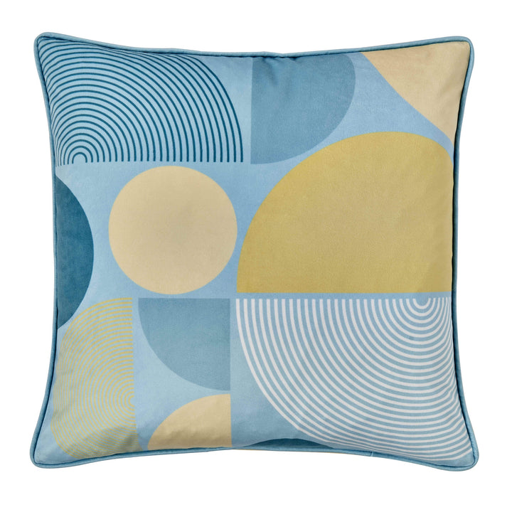Ingo Filled Cushion by Fusion in Teal 43 x 43cm - Filled Cushion - Fusion