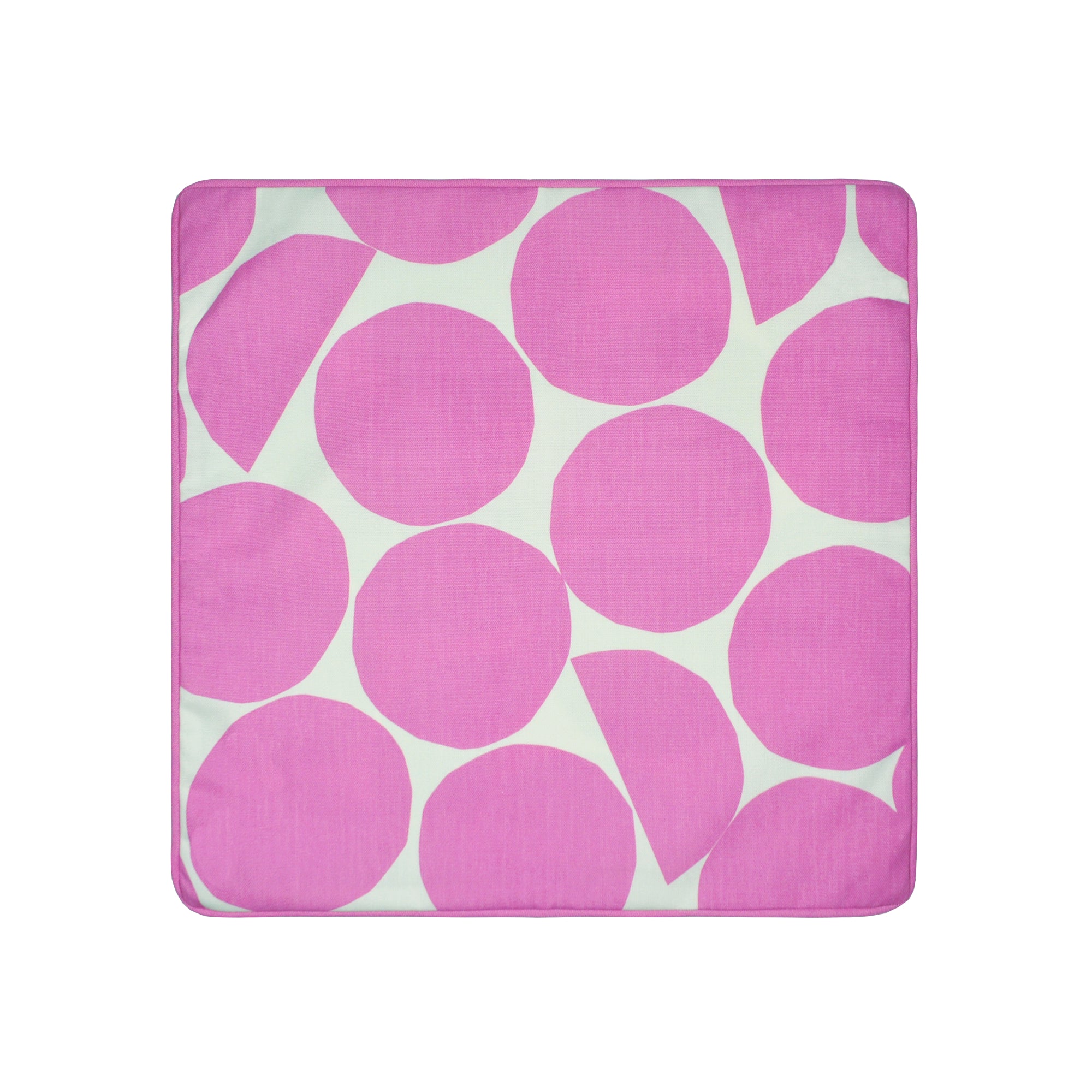 Ingo Outdoor Filled Cushion by Fusion in Pink/Green 43 x 43cm - Filled Cushion - Fusion