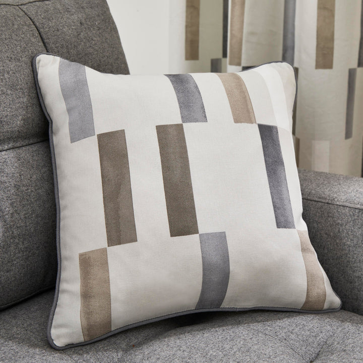 Oakland Filled Cushion by Fusion in Natural 43 x 43cm - Filled Cushion - Fusion
