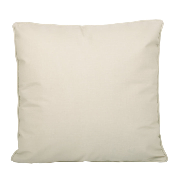 Plain Dye Filled Cushion by Fusion in Natural 43 x 43cm - Filled Cushion - Fusion