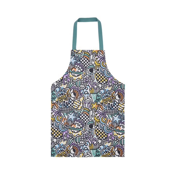 Ulster Weavers Graffiti Apron - PVC - Teen One Size in Multi - Kids Apron - Ulster Weavers