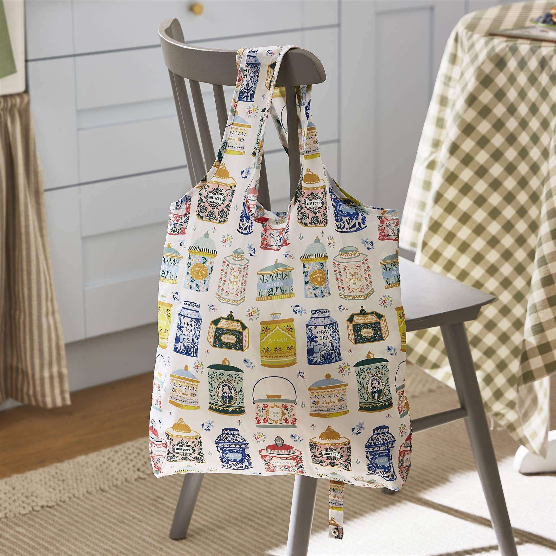 Ulster Weavers Tea Tins Packable Bag One Size in Multi - Bag - Ulster Weavers