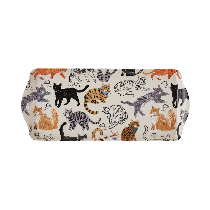 Ulster Weavers Feline Friends Tray - Small One Size in Cream - Tray - Ulster Weavers