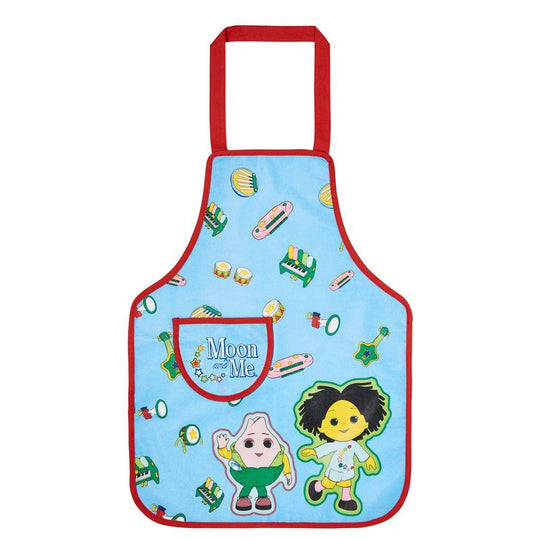 Ulster Weavers Wipeable PVC Apron - Moon & Me (100% Cotton coated with PVC, Multicolour) - Kids Apron - Ulster Weavers