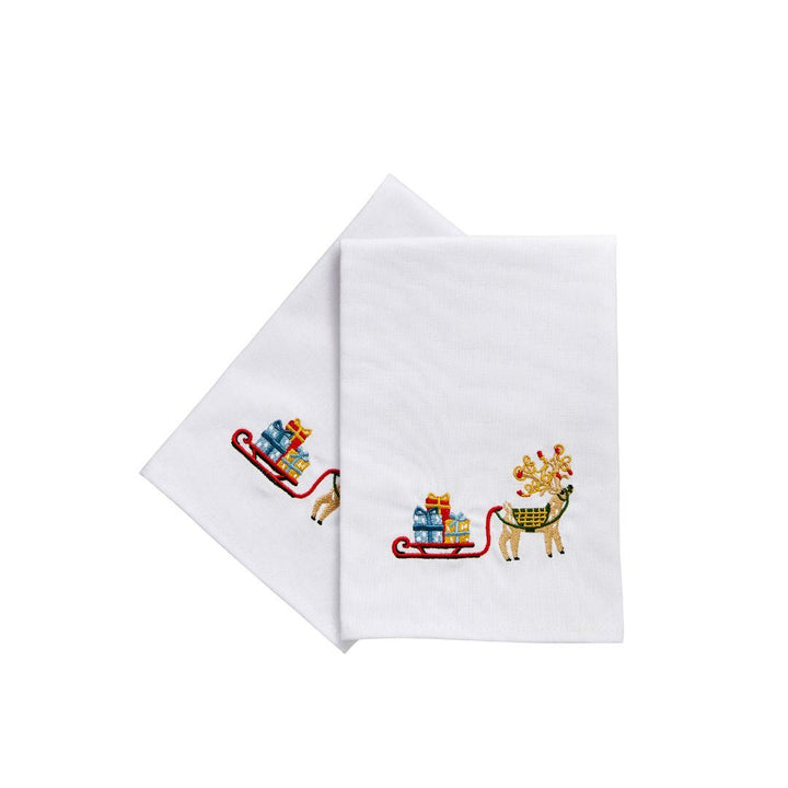 Ulster Weavers Recycled Cotton Napkin (2 pack) - Tis the Season (Green) -  - Ulster Weavers