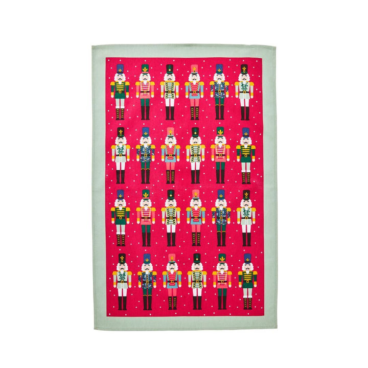 Ulster Weavers Recycled Cotton Tea Towel - Nutcracker Parade (Red) -  - Ulster Weavers