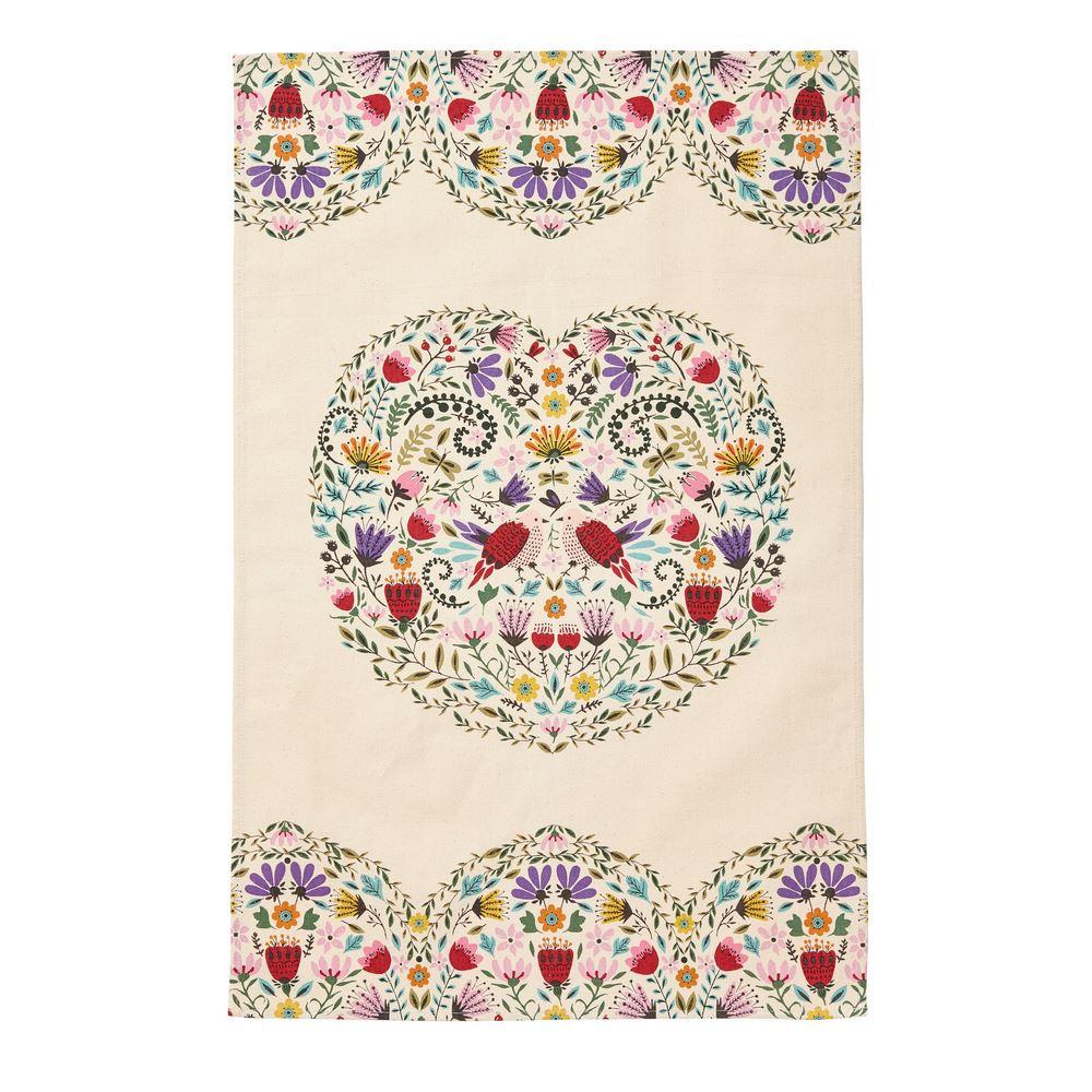 Ulster Weavers Cotton Tea Towel - Melody (100% Cotton, Cream) - Tea Towel - Ulster Weavers