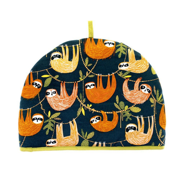 Ulster Weavers Tea Cosy - Hanging Around (100% Cotton Outer; 100% Polyester wadding; CE marked, Green, 6 Cup Teapot) - Tea Cosy - Ulster Weavers