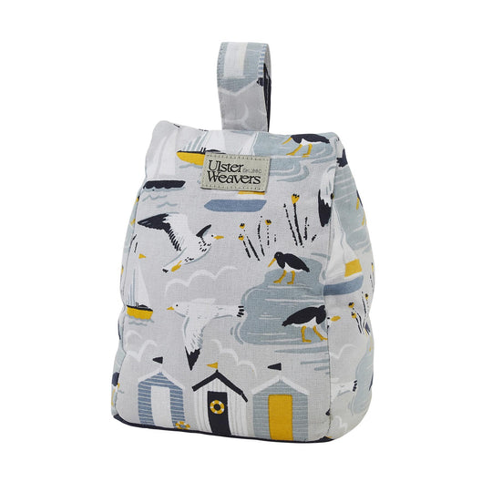 Seashore Fabric Doorstop in Blue
