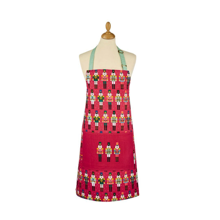 Ulster Weavers Recycled Cotton Apron - Nutcracker Parade (Red) -  - Ulster Weavers