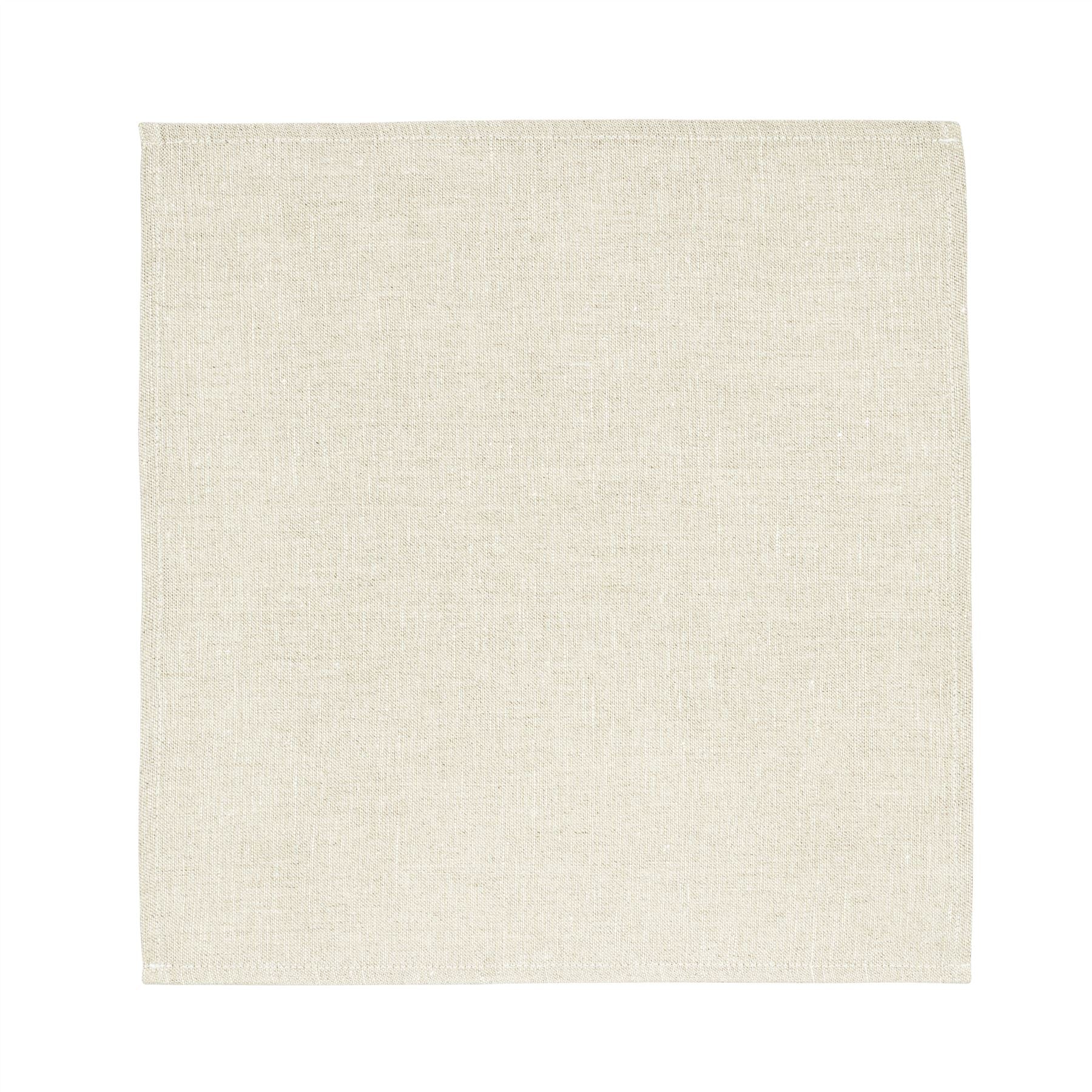 Ulster Weavers Linen Napkin - Murlough (100% Linen, Beige) - Cloth Napkins - Ulster Weavers