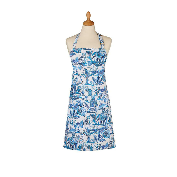 Ulster Weavers Cotton Apron - India Blue (100% Cotton, Blue) - Apron - Ulster Weavers