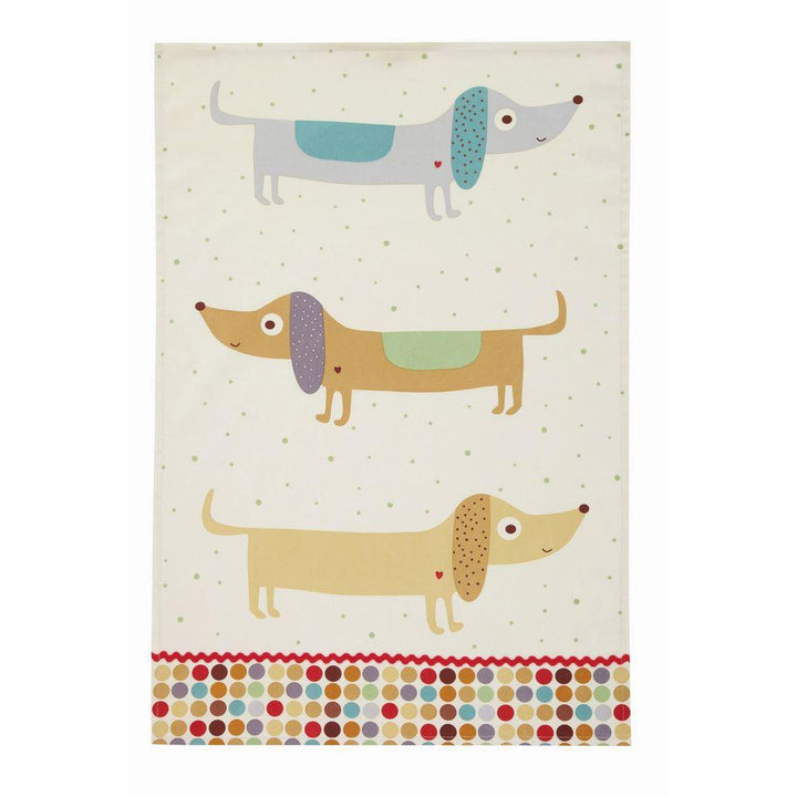 Ulster Weavers Cotton Tea Towel - Hot Dog (100% Cotton, Brown) - Tea Towel - Ulster Weavers